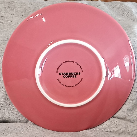 STARBUCKS 2005 Pink Heart Coffee/Tea Cup With Saucer Plate. Collectibles.. - Picture 5 of 15
